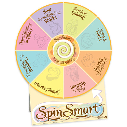 SpinSmart Breastfeeding Wheel for breastfeeding education from Childbirth Graphics, lactation teaching activity, 78138