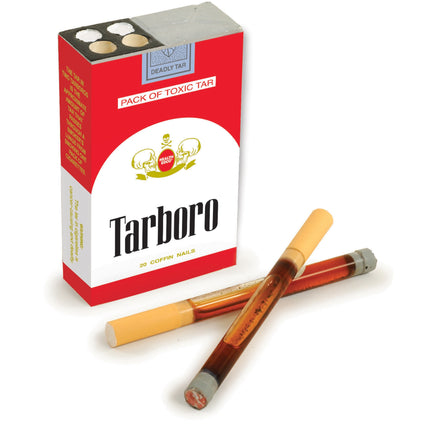 A Pack of Toxic Tar Display