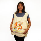 Fat Vest, Adult Size, person wearing weighted health education vest with showing excess fat health harms, Health Edco, 26003