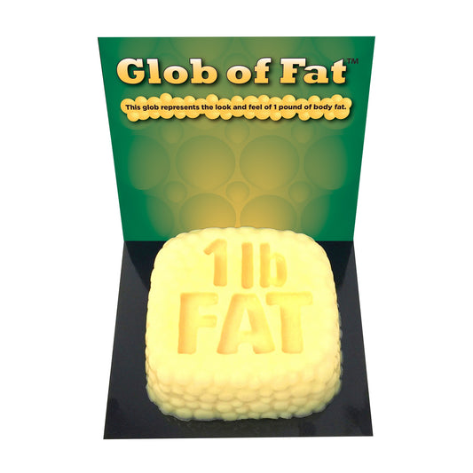 Glob of Fat Model, 1 pound of simulated body fat with a real feel for health education and promotion, Health Edco, 26030