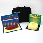 -Pound Glob of Fat and Mass of Muscle, health education model set with simulated fat and muscle models, Health Edco, 26133