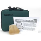 testicular self-exam model, authentic feel of testicles inside scrotum, two palpable lumps in each testicle, Health Edco, 26408
