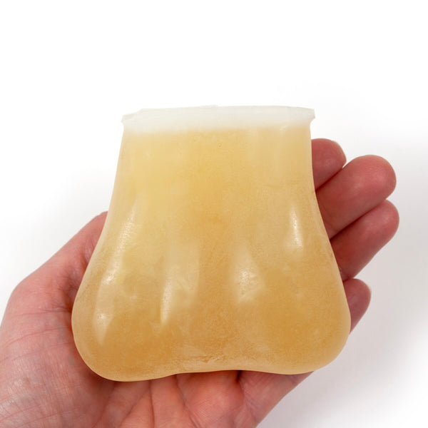 testicular self-exam model, authentic feel of testicles inside scrotum, two palpable lumps in one testicle, Health Edco, 26412