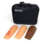 Deluxe TB testing arm set with three testing arms and carrying bag, health education training materials, Health Edco, 26620