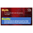 Educational slide from STDs PowerPoint, health and sex education PowerPoint on CD-ROM, Health Edco teaching tools, 30272