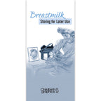 Breastmilk Storing for Later Use two-color illustrated pamphlet cover breast pump, Childbirth Graphics, 38651