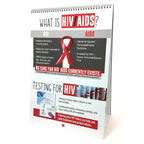 HIV/AIDS Flip Chart, health education and sex education teaching resources for HIV and AIDS education, Health Edco, 43104