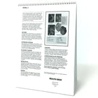 The ABCs of Smoking 6-panel spiral-bound flip chart teaching notes organs list of A through C, Health Edco, 43107