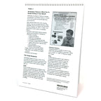 Smokeless Tobacco 6-panel spiral bound flip chart panel 2 teaching notes, chemicals explained, Health Edco, 43163