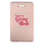 The Process of Giving Birth Flip Chart, childbirth education teaching bound chart set, cover, Childbirth Graphics, 43301