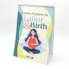Comfort Positions for Labor & Birth Flip Chart, childbirth education materials and teaching tools, Childbirth Graphics, 43324