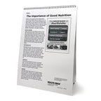Nutrition Basics Flip Chart, nutrition health education chart,script panel on value of good nutrition, Health Edco, 43326