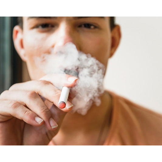 Vaping More Dangerous Than You Think DVD closeup of man facing camera vaping, Health Edco, 45093