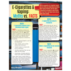 E-Cigarettes and Vaping Tear Pad, health education handout covering the health risks of vaping devices, Health Edco, 52196