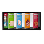 Benefits of Not Smoking 3-D Display for health education with body organ models, tobacco education models, Health Edco, 79032