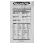 Giant Cigarette Model tobacco education resource from Health Edco with banner about harmful chemicals in tobacco smoke, 79110