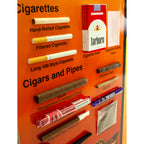 A Closer Look at Tobacco 3-D Display, health education display closeup of cigarettes and cigar models, Health Edco, 79225