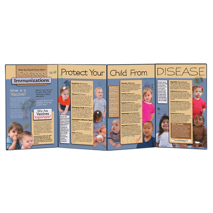Childhood Immunizations Folding Display