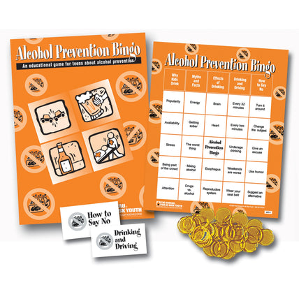 Alcohol Prevention Bingo