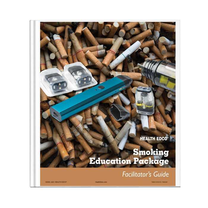 Smoking Education Package facilitator's guide, tobacco education teaching package guide for instructors, Health Edco, 79368