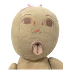 Lactessa Breastfeeding Model, lactation doll model, closeup of open mouth and cupped tongue, Childbirth Graphics, 79800