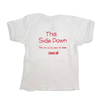 SIDS Infant T-Shirt, infant T-shirt teaching parents to put babies to sleep on their backs, Childbirth Graphics, 79835