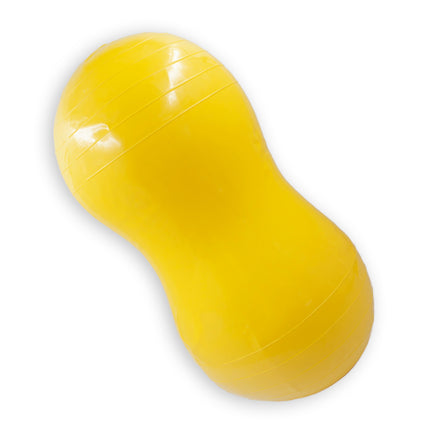 Peanut Ball, 40 cm, yellow peanut-shaped exercise ball used for prelabor, labor, and birth, Childbirth Graphics, 85171